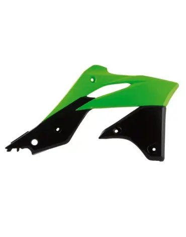 Боковины радиатора KX250F 13 16 зелено черные