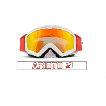 Кроссовые очки (маска) MUDMAX - WHITE / RED LENS - миниатюра 1