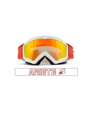 Кроссовые очки (маска) MUDMAX - WHITE / RED LENS