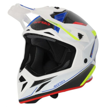 Acerbis Шлем STEEL CARBON 22 06 White Black - миниатюра 1