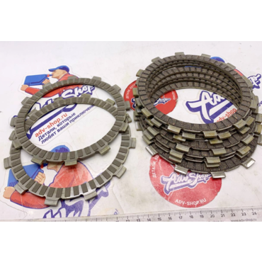 TRW MCC 612 9 FRICTION PLATES SET Комплект фрикционных дисков сцепления F800 GS / ST / S // 10015802 - миниатюра 1