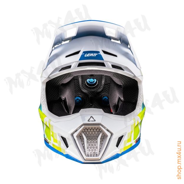 Шлем 7.5 V26 Thermoplastic + 4.5 очки Velocity - Пиксель Белый Голубой - фото 2