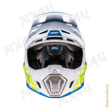 Шлем 7.5 V26 Thermoplastic + 4.5 очки Velocity - Пиксель Белый Голубой - миниатюра 2
