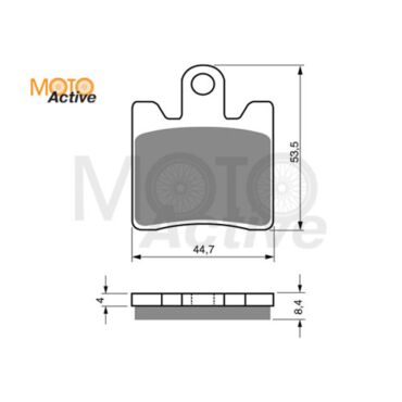 Тормозные колодки GOLD FREN Sintered S3 326 - миниатюра 1