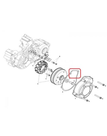 Прокладка крышки генератора GasGas Ec 2014-