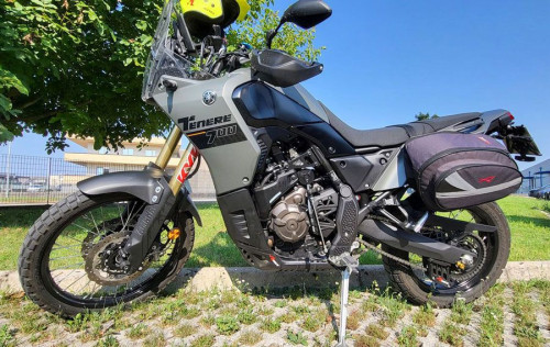 Защита двигателя (верхняя часть) пластиковая черная Yamaha Tenere 700 T7 19 24  - фото 2