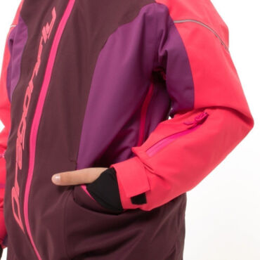Dragonfly Зимний утепленный комбинезон DF Junior Gravity Purple - Brown 2023 - миниатюра 5