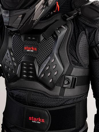 Моточерепаха STARKS Body Armor Solid Chest Чёрный - фото 3