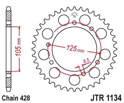 Звезда ведомая JTR1134