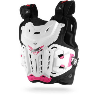 Женская защита панцирь Leatt Chest Protector 4.5 White Pink  (бело розовый) - миниатюра 4