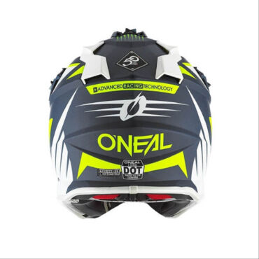 Oneal Шлем кроссовый 2Series Spyde 2.0 Синий Желтый - миниатюра 1