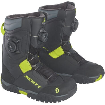Scott Боты Kulshan black safety yellow - миниатюра 1