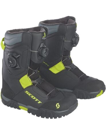 Scott Боты Kulshan black safety yellow