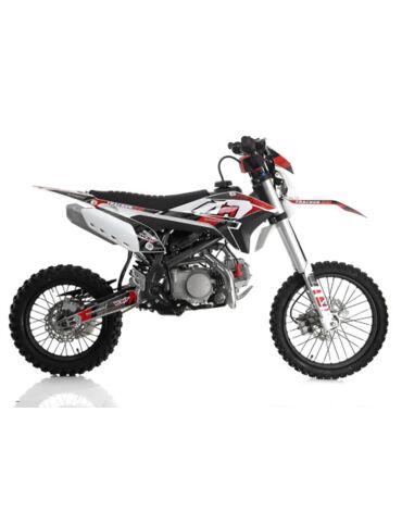 Питбайк Кроссовый Apollo Tracker 125LE, 17 14 (Красный белый)
