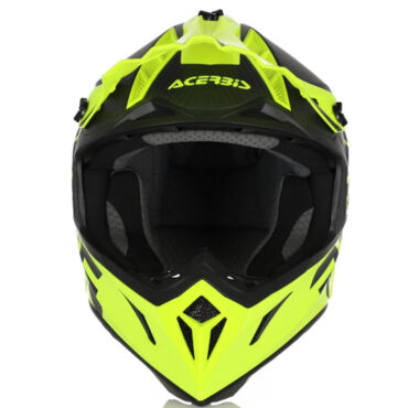 Acerbis Шлем Steel Carbon Yellow Fluo - миниатюра 2