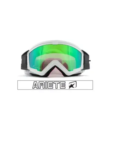 Кроссовые очки (маска) MUDMAX - WHITE / GREEN LENS