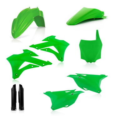 Комплект пластика Kawasaki KX85 (2014 2021), KX100 (2014 2021), цвет Зеленый (OEM 2021) - миниатюра 1