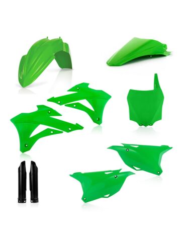 Комплект пластика Kawasaki KX85 (2014 2021), KX100 (2014 2021), цвет Зеленый (OEM 2021)
