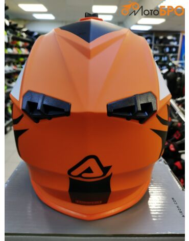 Шлем кроссовый Acerbis LINEAR orange white