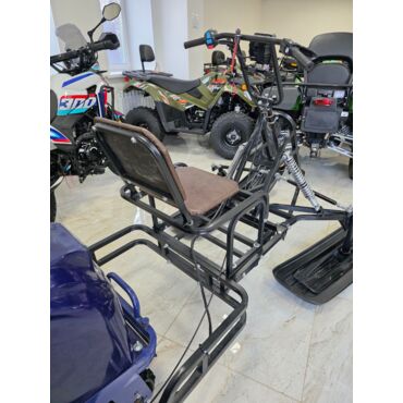 Мотобуксировщик Бурлак FK 15 ( разборный) короткая  база+ лыжный модуль на тюнинге - миниатюра 6