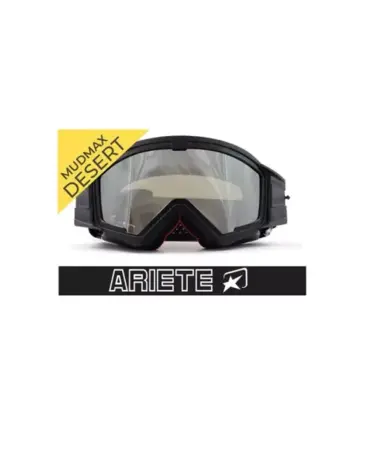Кроссовые очки (маска) MUDMAX RALLY - BLACK / SILVER LENS CAT3