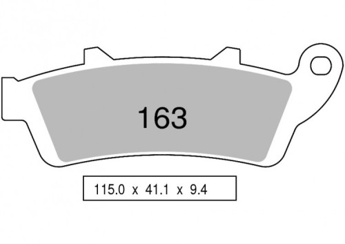 Колодки дискового тормоза Trofeo Organic 163 (LMP322 / LMP335, FDB2075)