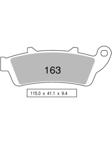 Колодки дискового тормоза Trofeo Organic 163 (LMP322 / LMP335, FDB2075)