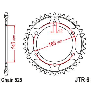 Звезда ведомая JTR6.42 - миниатюра 1