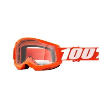 100% Очки Strata 2 Goggle Orange Clear Lens - миниатюра 1