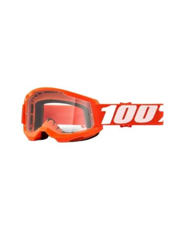 100% Очки Strata 2 Goggle Orange Clear Lens