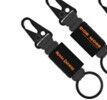 Брелок для ключей карабин RIDE MORE NYLON BRAIDED KEYCHAIN BLACK - миниатюра 1