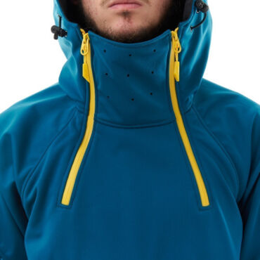 Dragonfly Куртка анорак сноубордическая Uktus Man Dark Ocean - Yellow - миниатюра 8