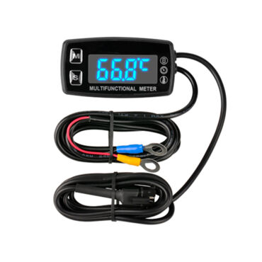 Тахометр цифр. Runleader LED + термометр под свечу (счётчик м ч, подсветка, IP65) - миниатюра 1
