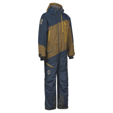 SCOTT Комбинезон DS Shell Dryo earth brown dark blue - миниатюра 1