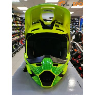 Мотошлем Fox V1 Ridl Helmet Flow Yellow - миниатюра 2