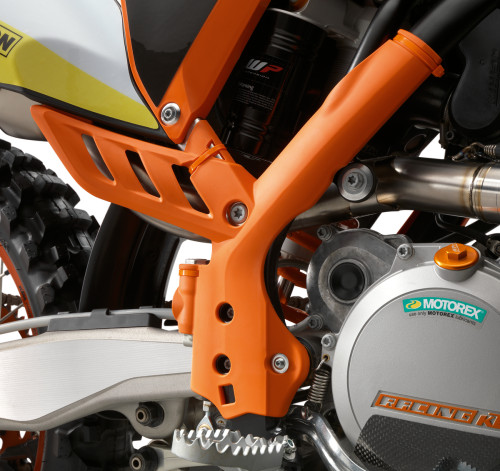 Защита рамы оранжевая KTM SX SX F 11 15; EXC EXC F 12 16 - фото 1