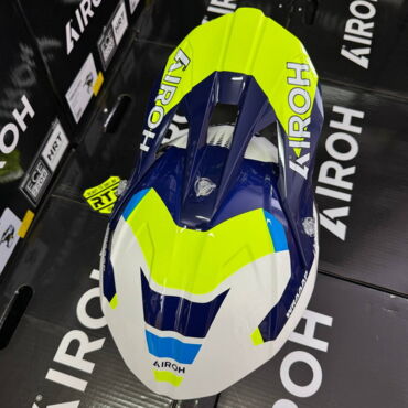 Шлем AIROH WRAAAP VISION Yellow Blue (Глянцевый) - миниатюра 4