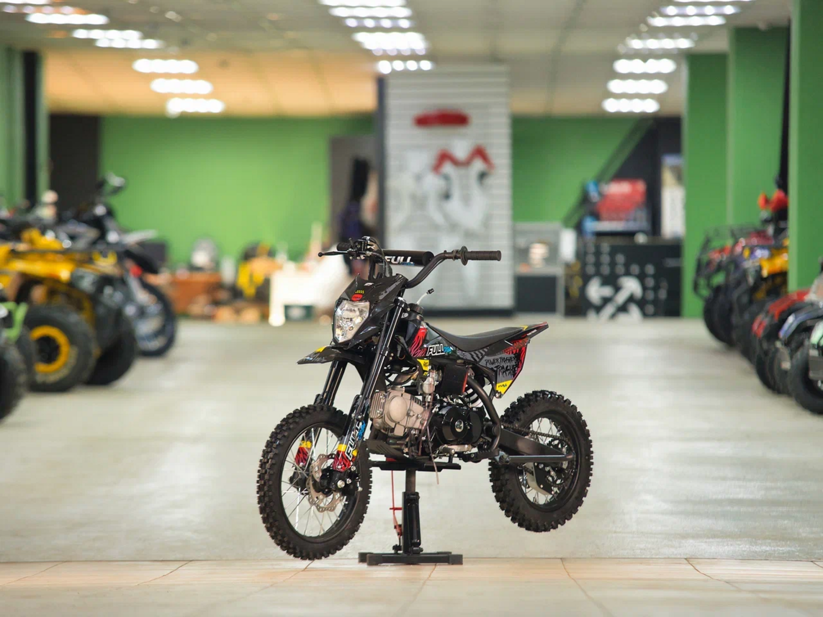 Питбайк FullCrew Power Trasher 125cc 14\12 (п\автомат, электростартер) - фото 3