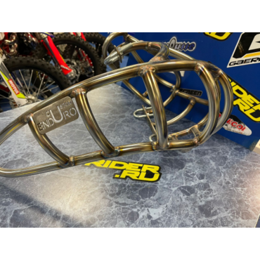 Защита резонатора клетка Custom Enduro KTM TBI EXC 2024+, Husqvarna TBI TE 2024+ - миниатюра 1