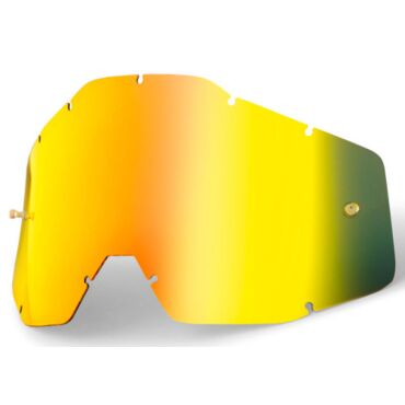 Линза 100% Racecraft Accuri Strata Anti Fog Mirror Gold - миниатюра 1