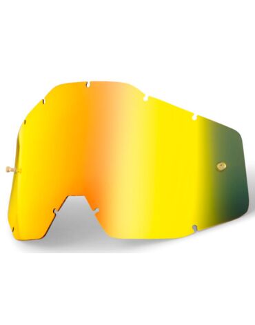 Линза 100% Racecraft Accuri Strata Anti Fog Mirror Gold