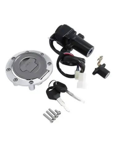 Крышка бензобака с замком для мотоцикла Yamaha R1 хром