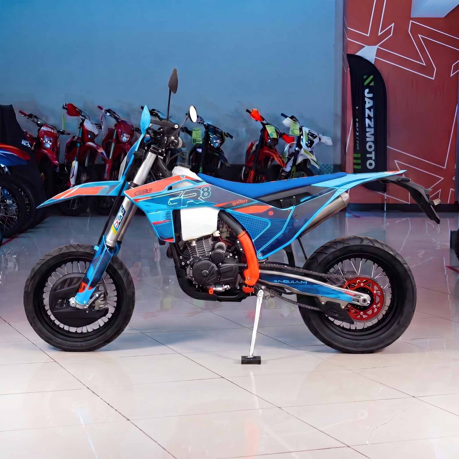 Мотоцикл кроссовый GR8 F300A (4T YB300H) Motard ПТС - фото 1