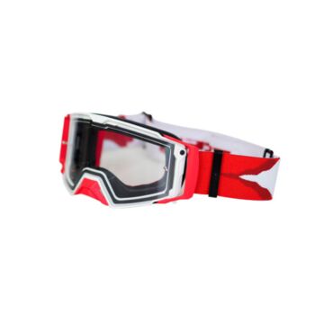 Очки кроссовые STARKS EF56 101HD(heavy duty) Белый Красный - миниатюра 2
