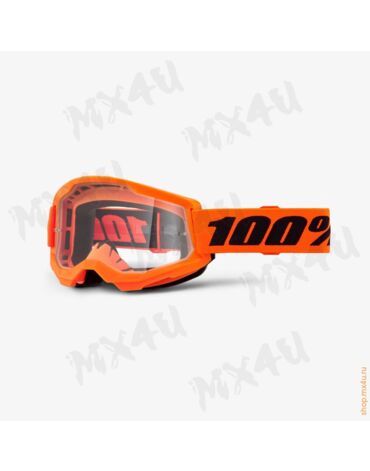 Очки Strata 2 Neon Orange / Прозрачная линза