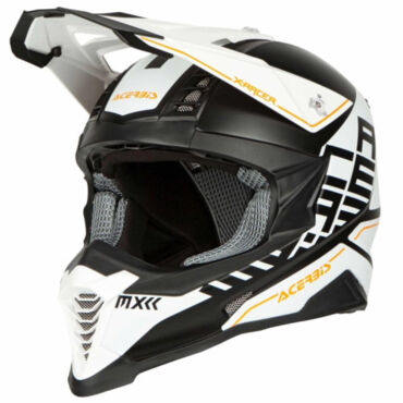 Acerbis Шлем кроссовый X Racer VTR White Black - миниатюра 4