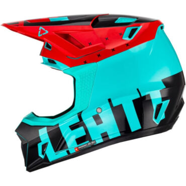 Leatt Шлем кроссовый Kit Moto 7.5 V23 Fuel - миниатюра 1