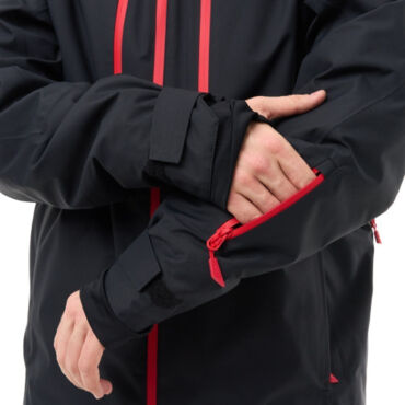 Dragonfly Куртка горнолыжная утепленная Gravity Man Black - Red 2025 - миниатюра 5