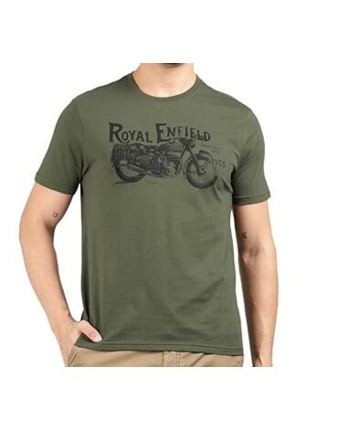 Футболка RE BULLET 350 T SHIRT OLIVE , размер XL