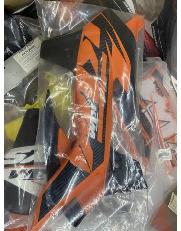 Комплект спойлеров бака оранжевых с графикой KTM SX85 13 17